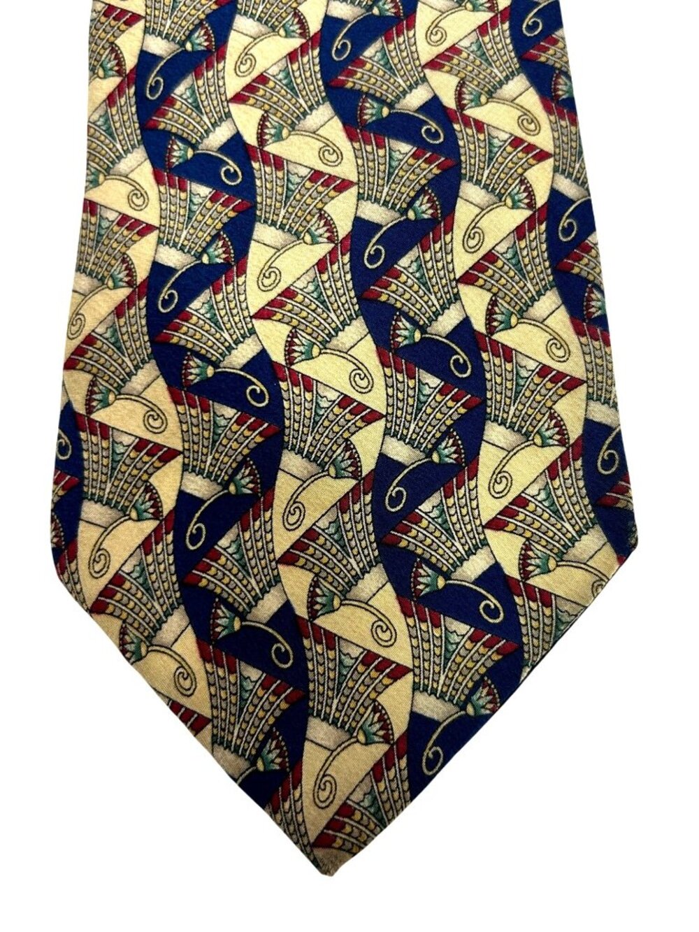 Metropolitan Museum Art Vtg 1990 silk Tie Masterworks Ancient Egypt Wearable Art
